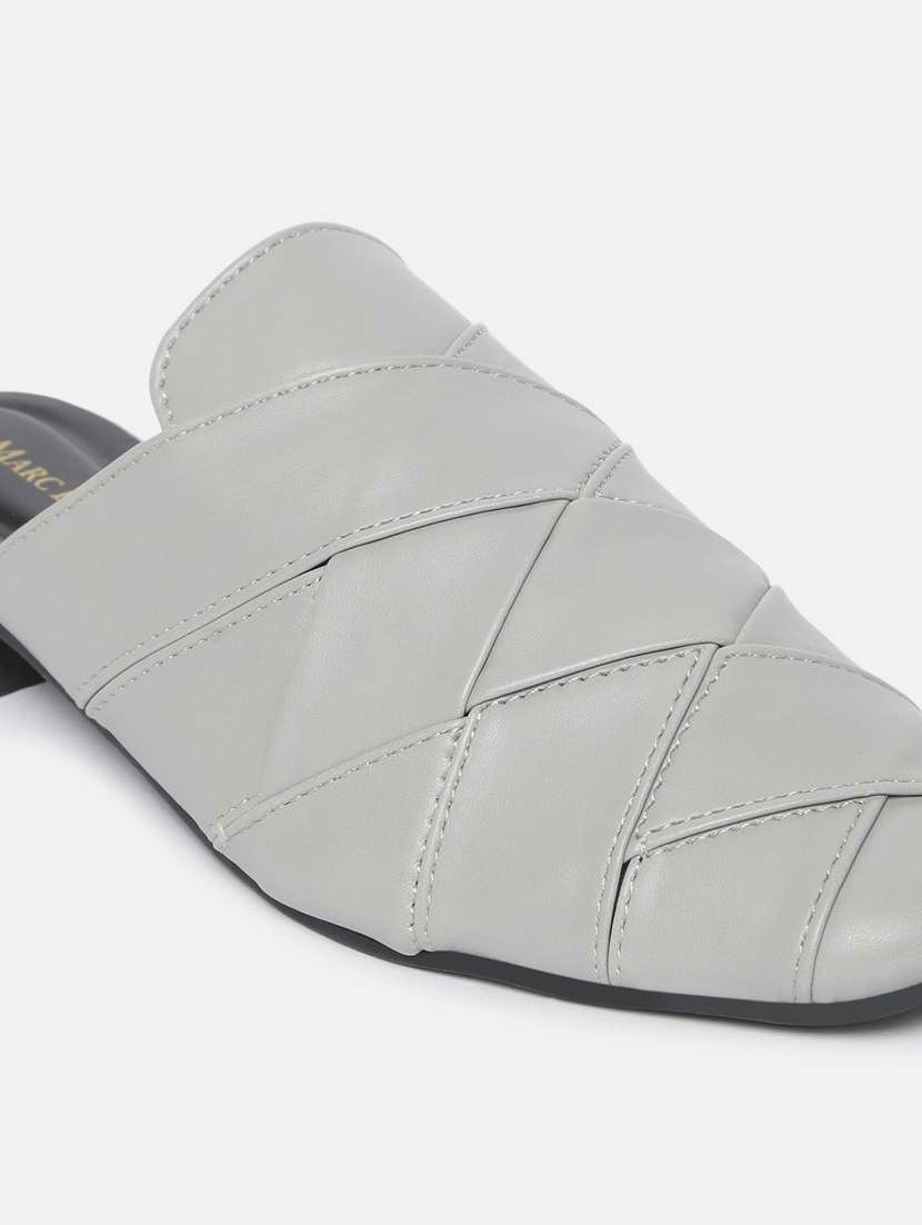 women solid mules sandal - 19665828 - Standard Image - 5