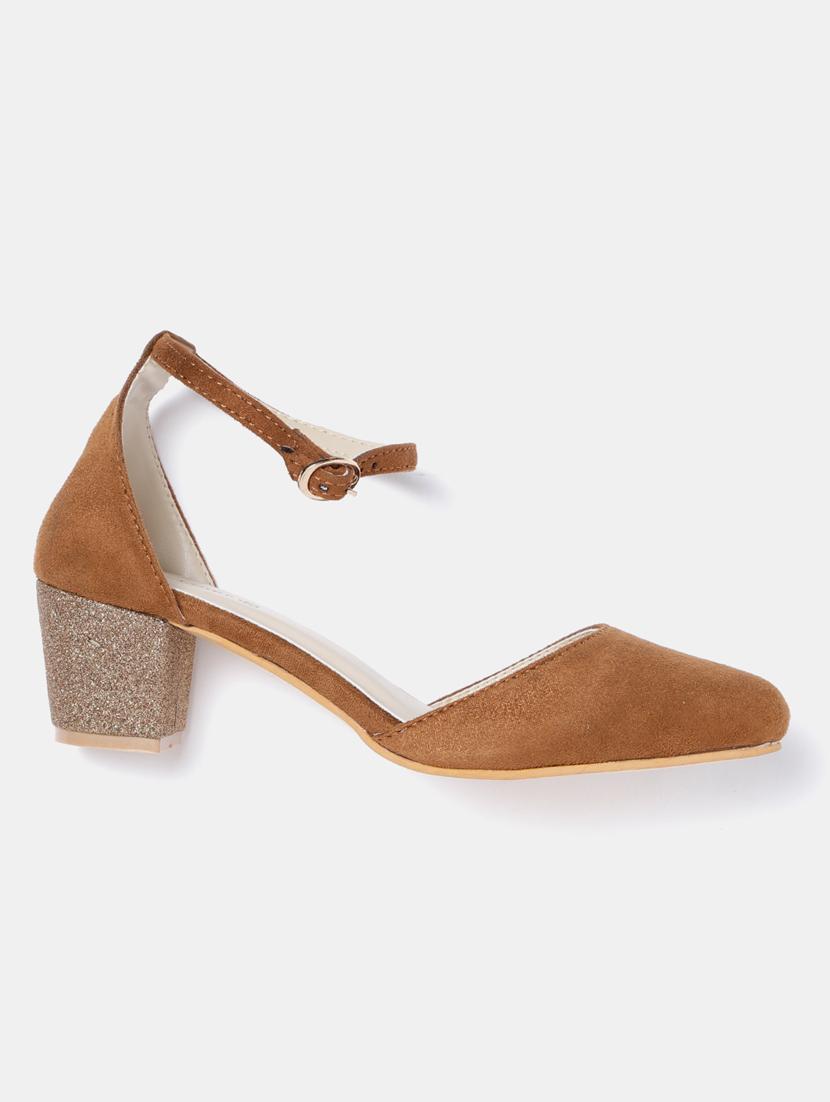 copper velvet closed back sandals - 19665865 - Zoom Image - 0