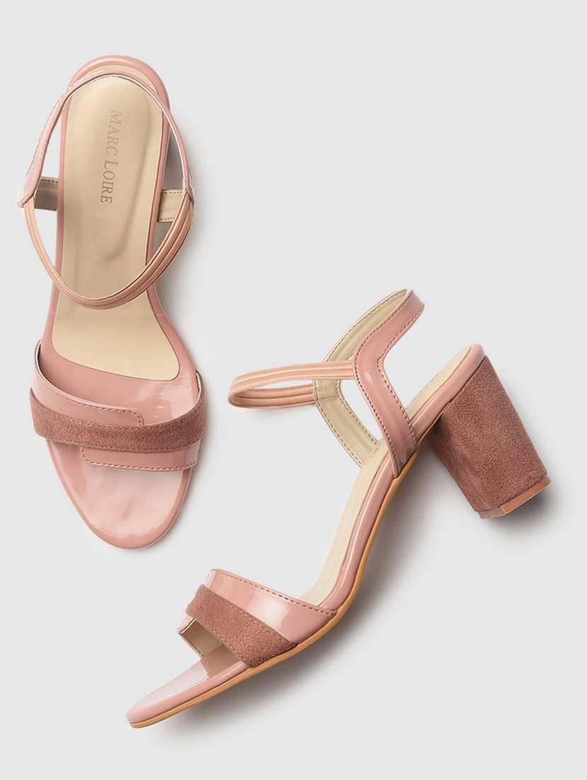 women solid back strap sandal - 19665884 - Standard Image - 3