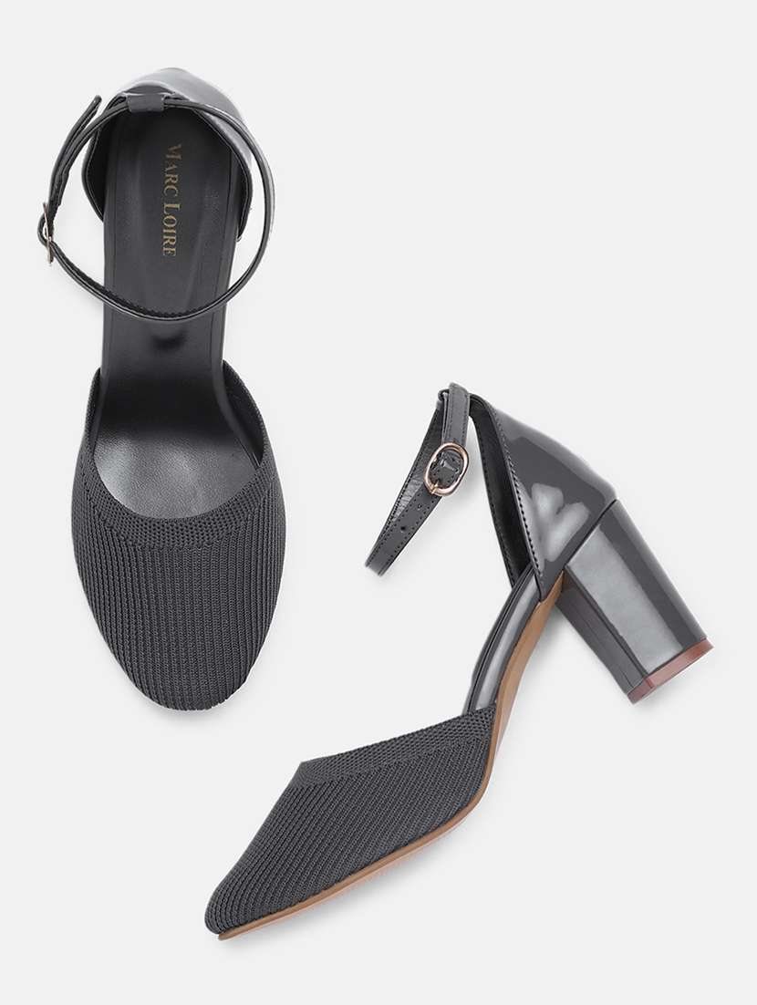 grey mesh back strap sandals - 19665913 -  Standard Image - 3