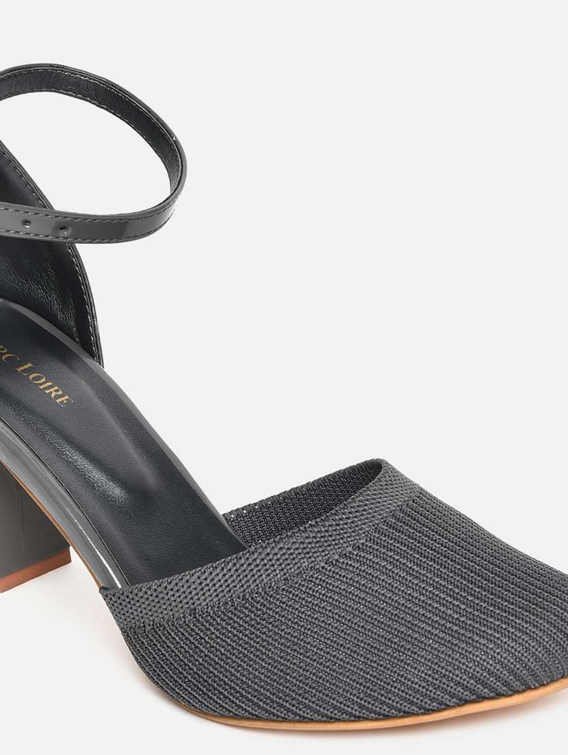 grey mesh back strap sandals - 19665913 -  Standard Image - 5