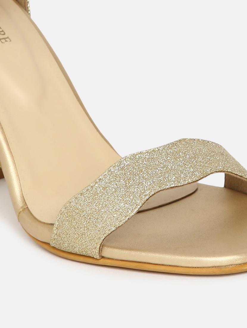 gold tpu back strap sandals - 19665938 - Standard Image - 5
