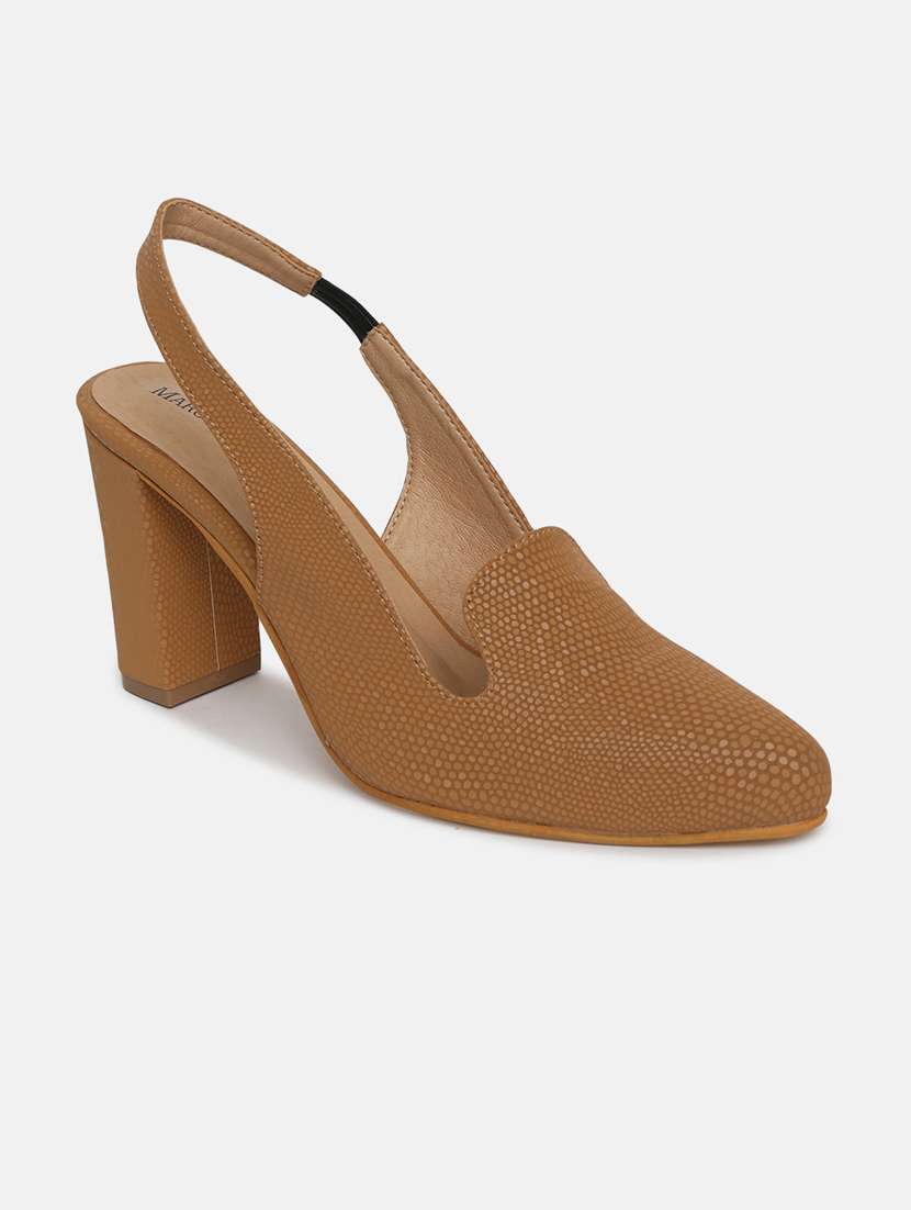 beige tpu back strap sandals - 19665978 -  Zoom Image - 0