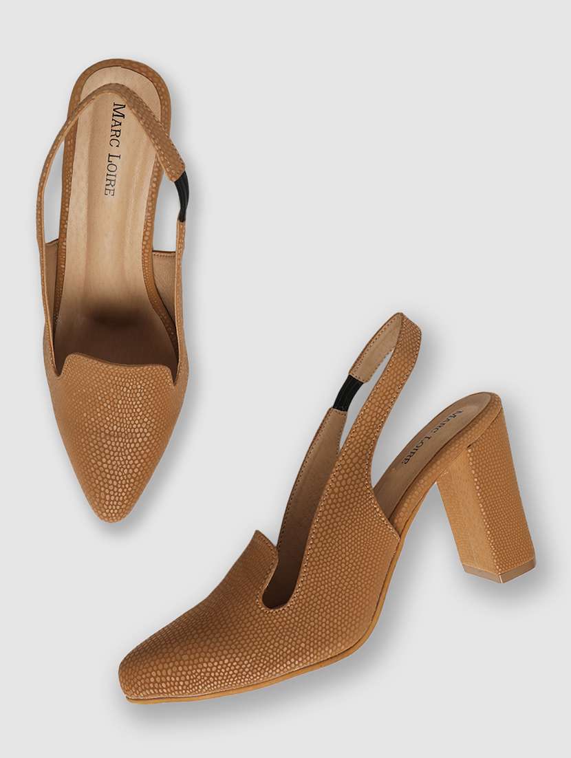 beige tpu back strap sandals - 19665978 - Standard Image - 3
