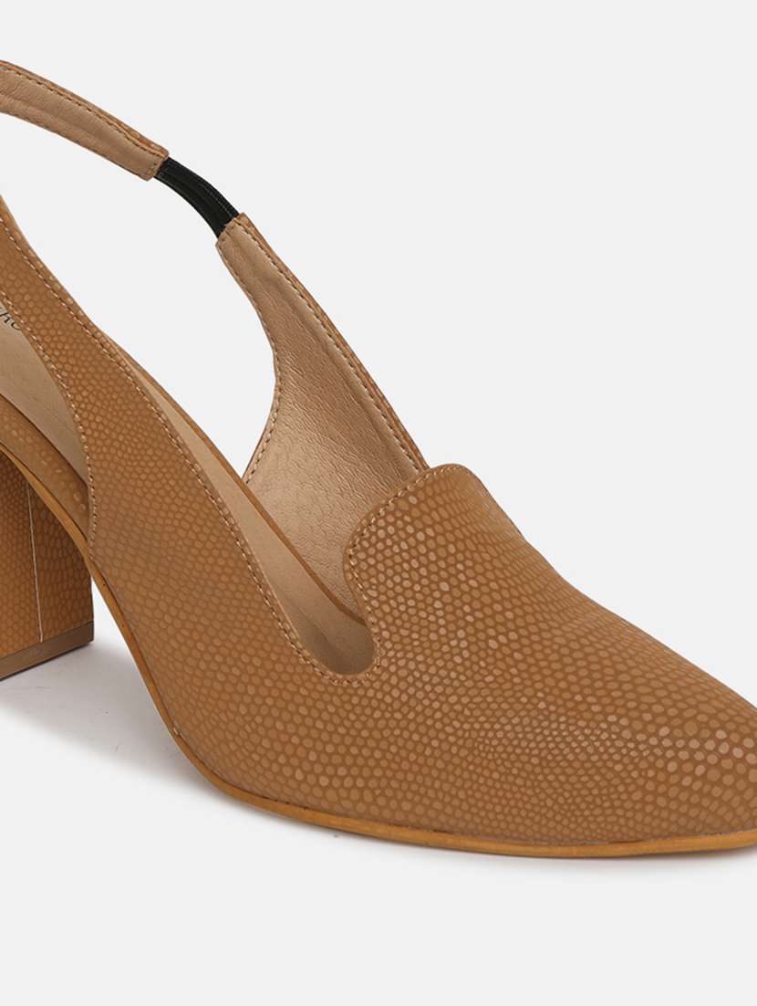 beige tpu back strap sandals - 19665978 - Standard Image - 5