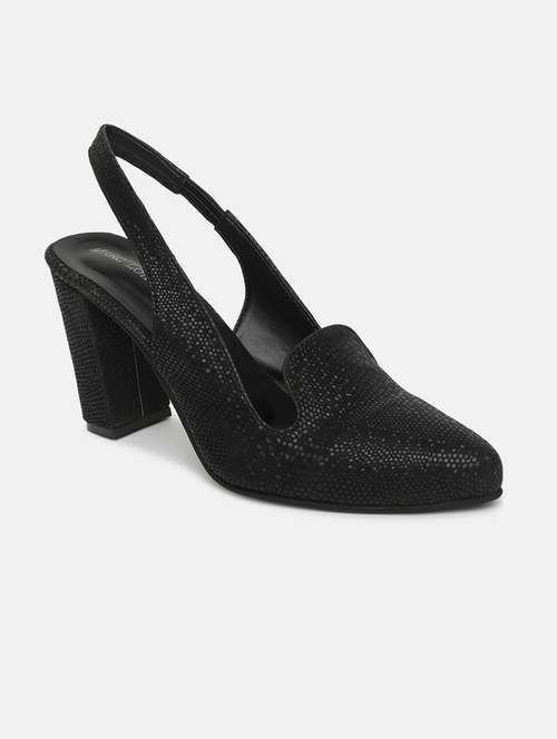 black tpu back strap sandals - 19665979 -  Standard Image - 0