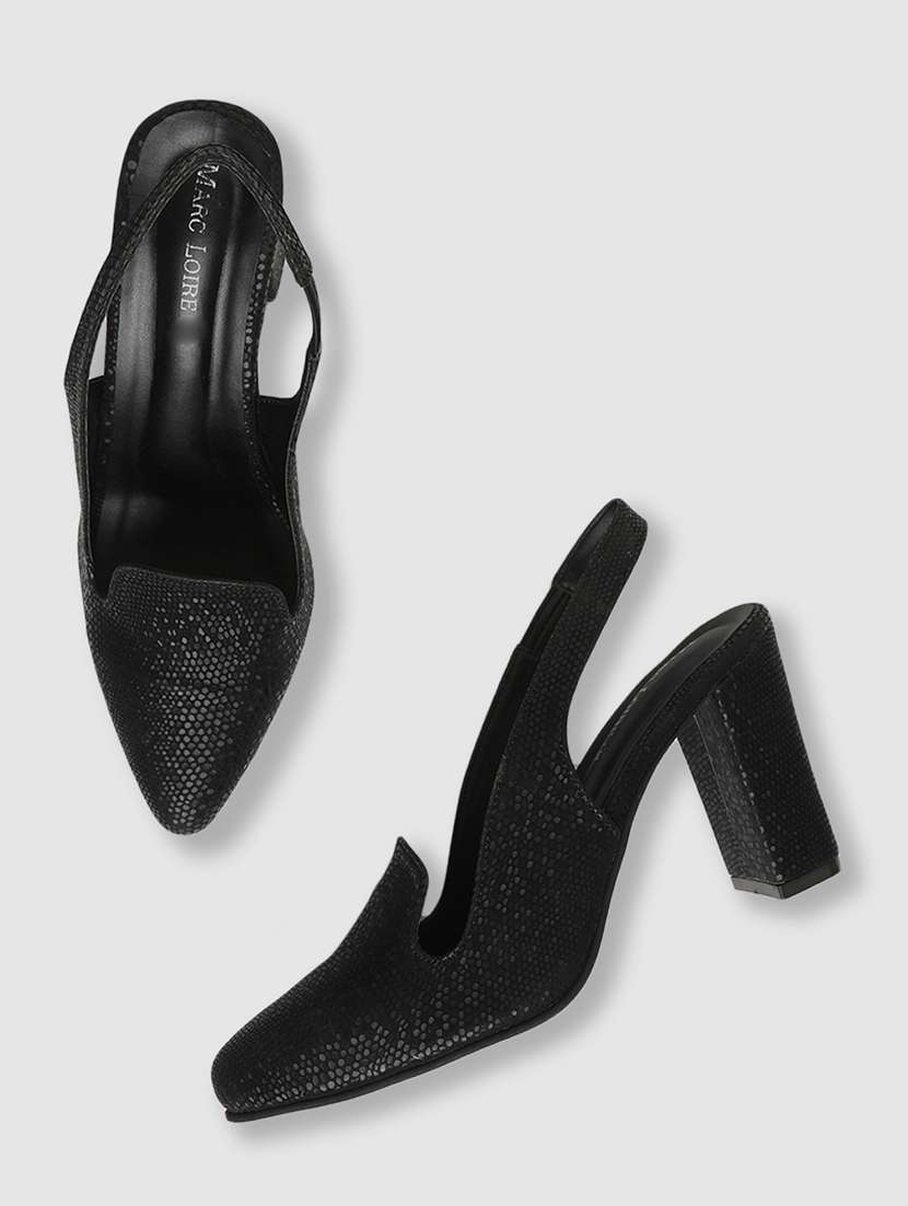 black tpu back strap sandals - 19665979 - Standard Image - 3