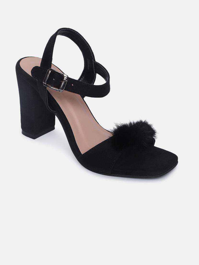black tpu back strap sandals - 19665993 -  Zoom Image - 0