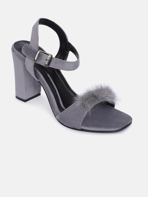 grey tpu back strap sandals - 19665994 -  Standard Image - 0