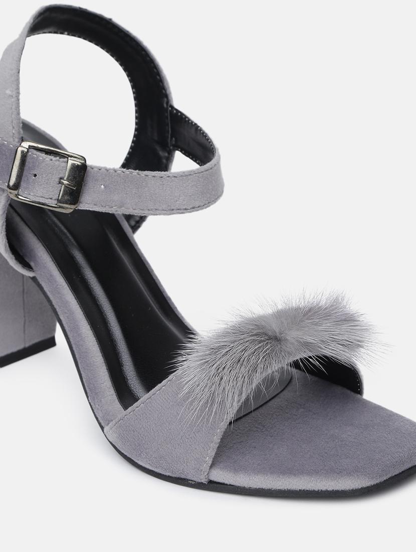 grey tpu back strap sandals - 19665994 - Standard Image - 5
