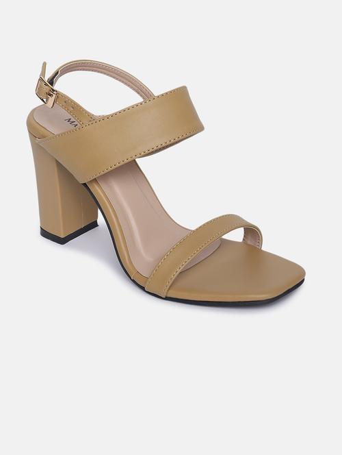 beige tpu back strap sandals - 19665995 - Standard Image - 0