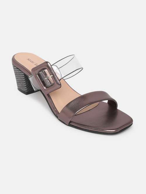 grey tpu slip on sandals - 19666005 - Standard Image - 0