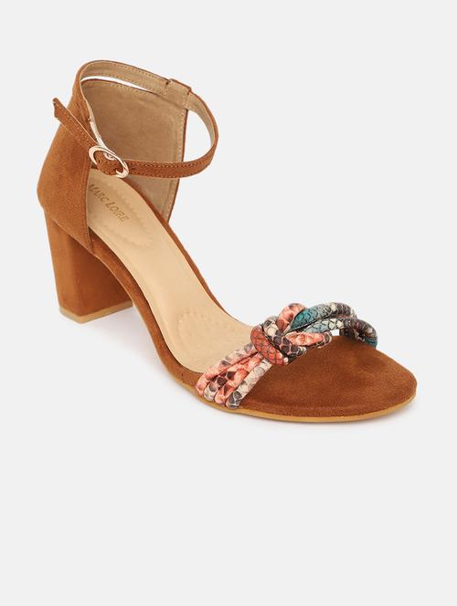 tan tpu back strap sandals - 19666039 - Standard Image - 0