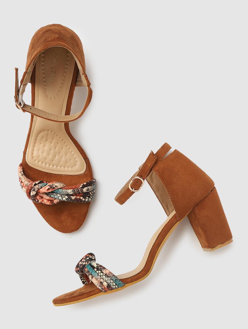 tan tpu back strap sandals - 19666039 - Standard Image - 3