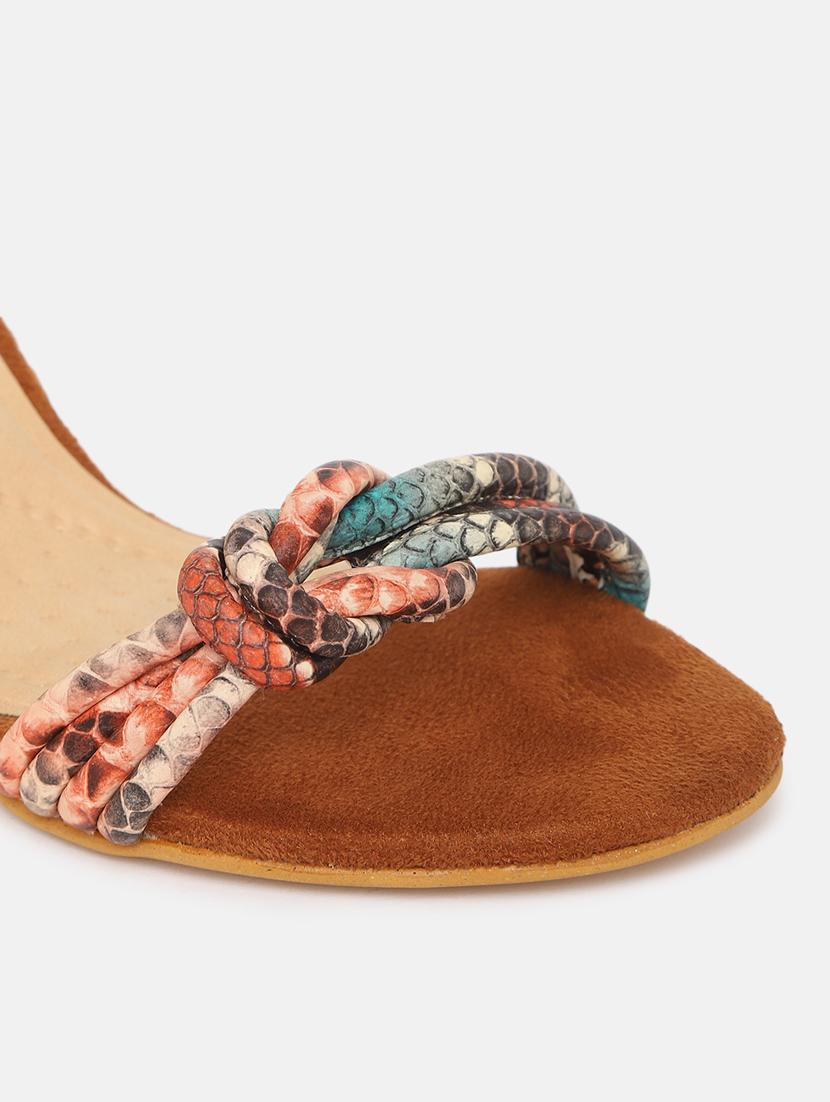 tan tpu back strap sandals - 19666039 - Standard Image - 5
