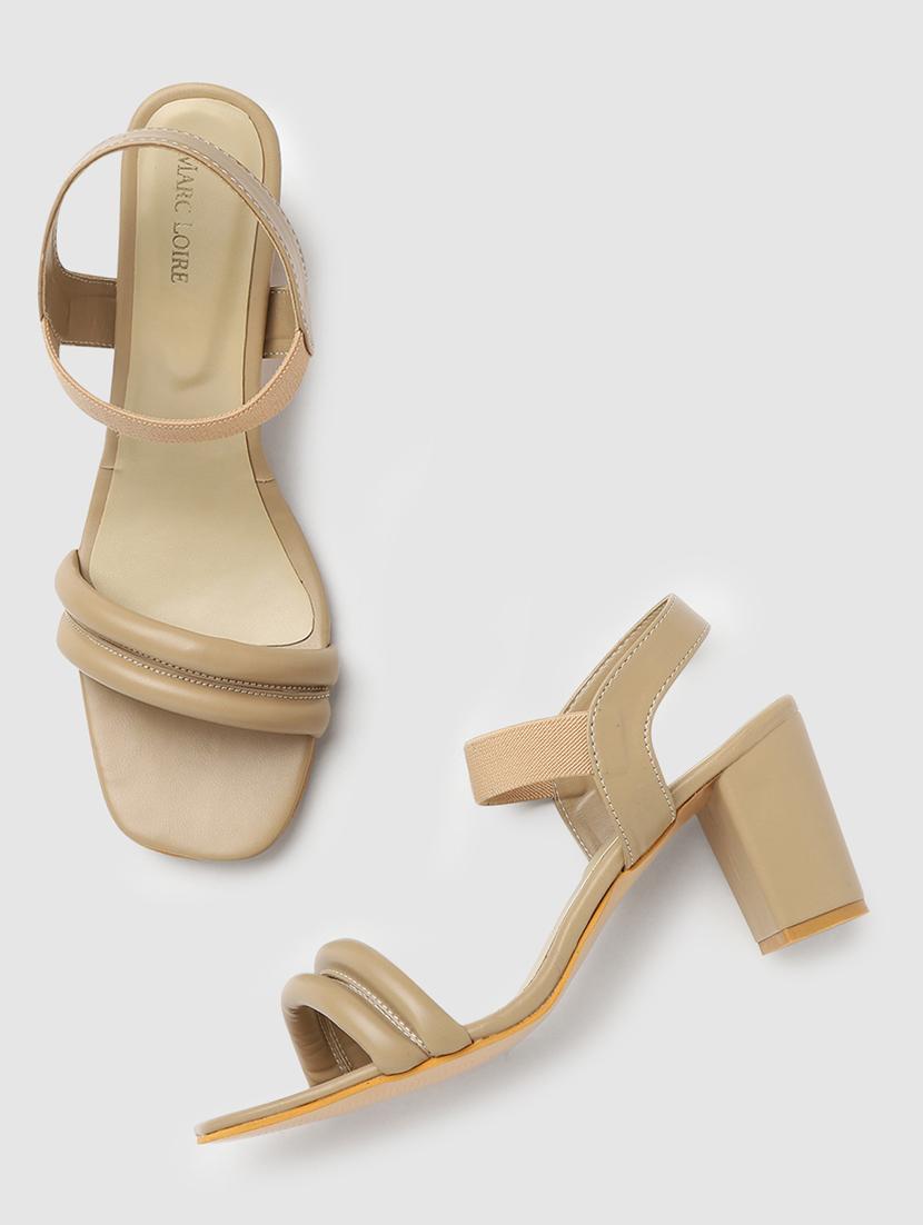 beige tpu back strap sandals - 19666043 - Standard Image - 3