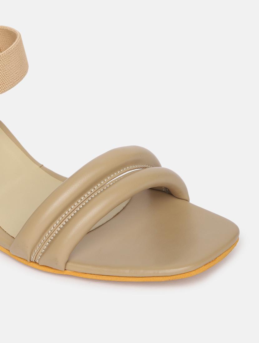 beige tpu back strap sandals - 19666043 - Standard Image - 5
