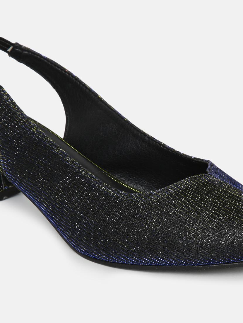 black pu back strap sandals - 19666050 - Standard Image - 5