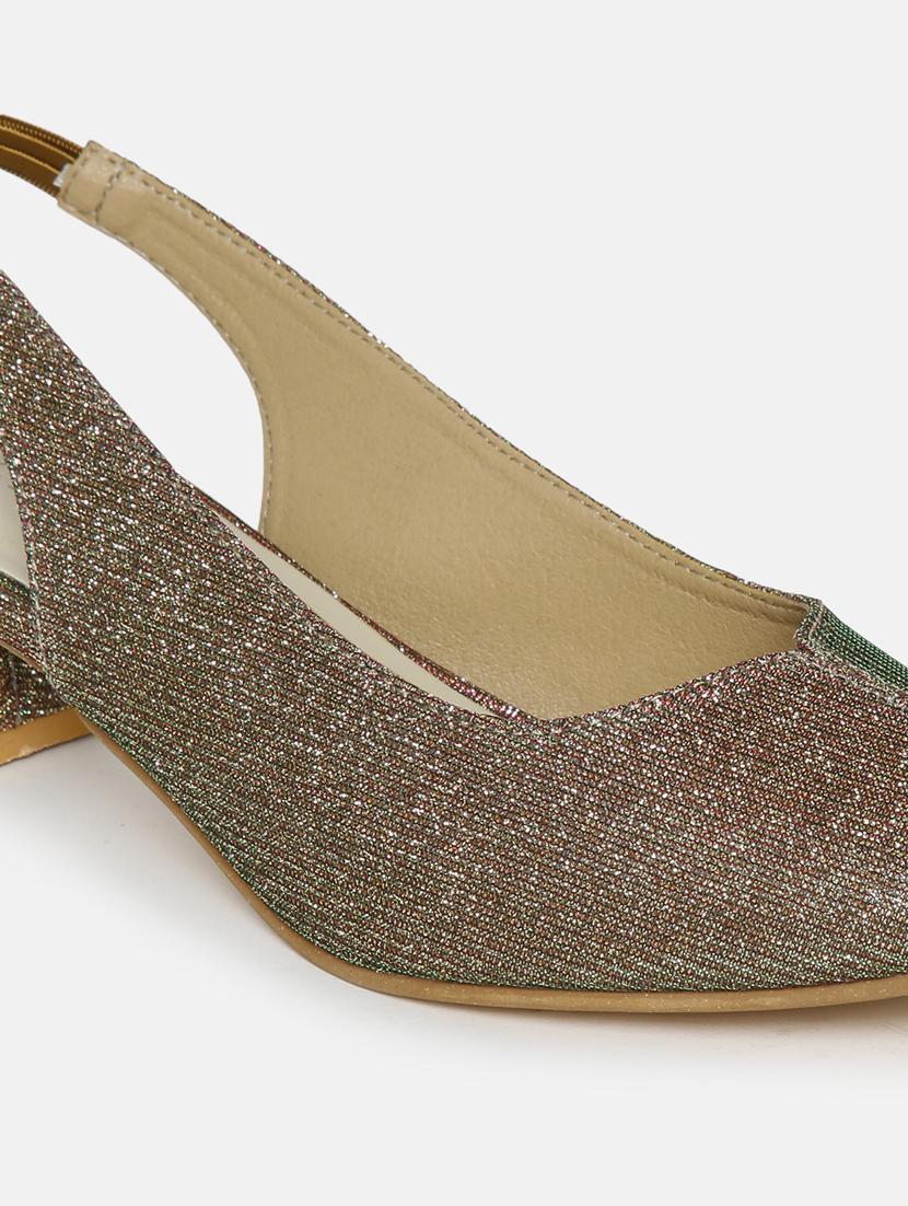 copper pu back strap sandals - 19666051 - Standard Image - 5