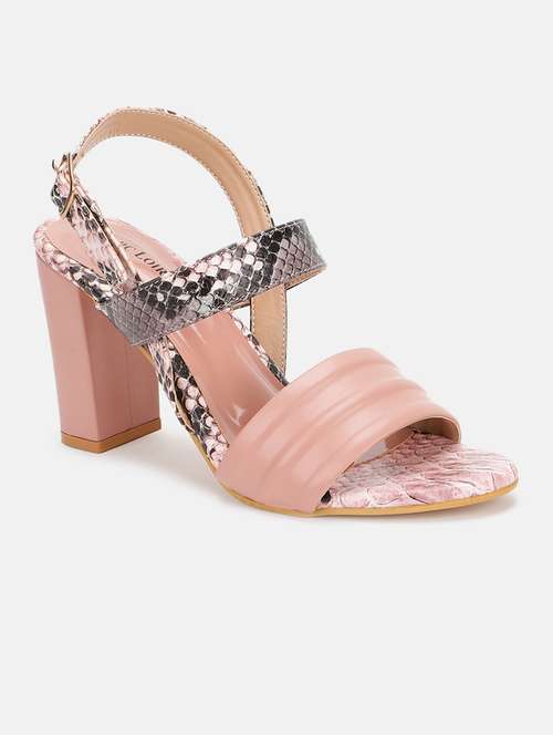 nude pu back strap sandals - 19666063 -  Standard Image - 0