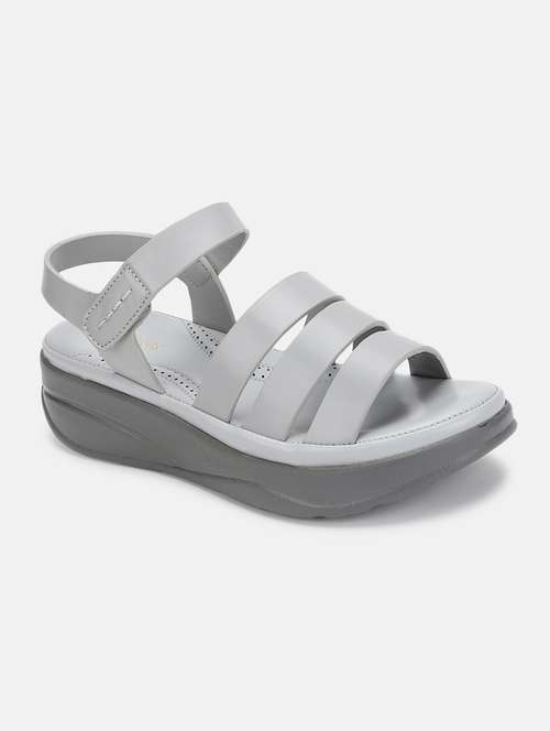 Marc Loire Women Grey Solid Platform Heels