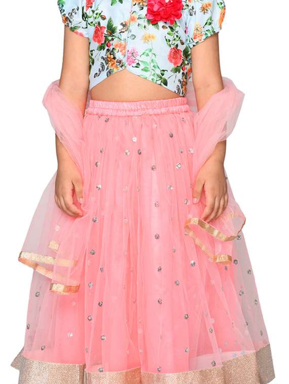 girls lehenga choli with dupatta - 19666232 -  Standard Image - 3