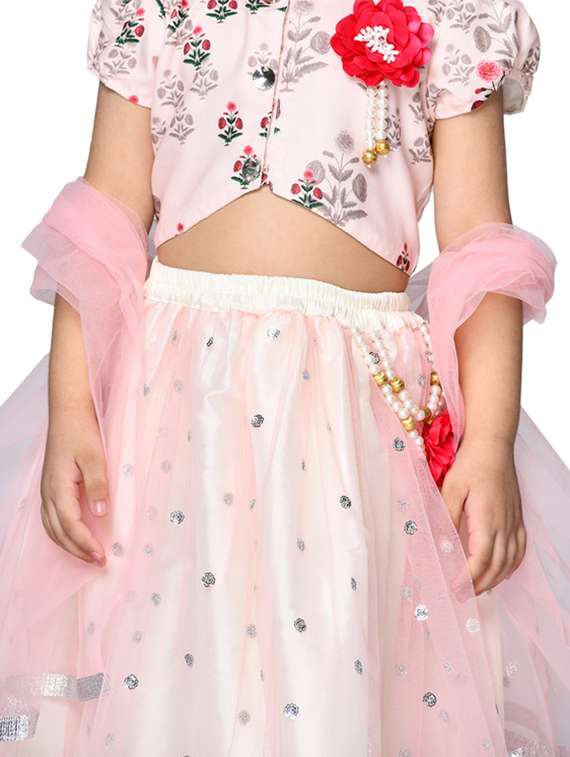 girls lehenga choli with dupatta - 19666233 -  Standard Image - 3