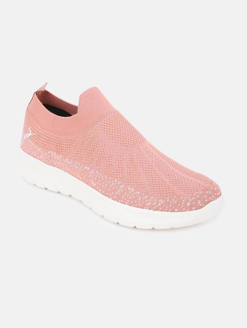 orange fabric slip on casual shoes - 19666324 - Zoom Image - 0