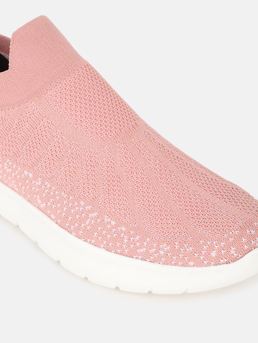 orange fabric slip on casual shoes - 19666324 - Standard Image - 5