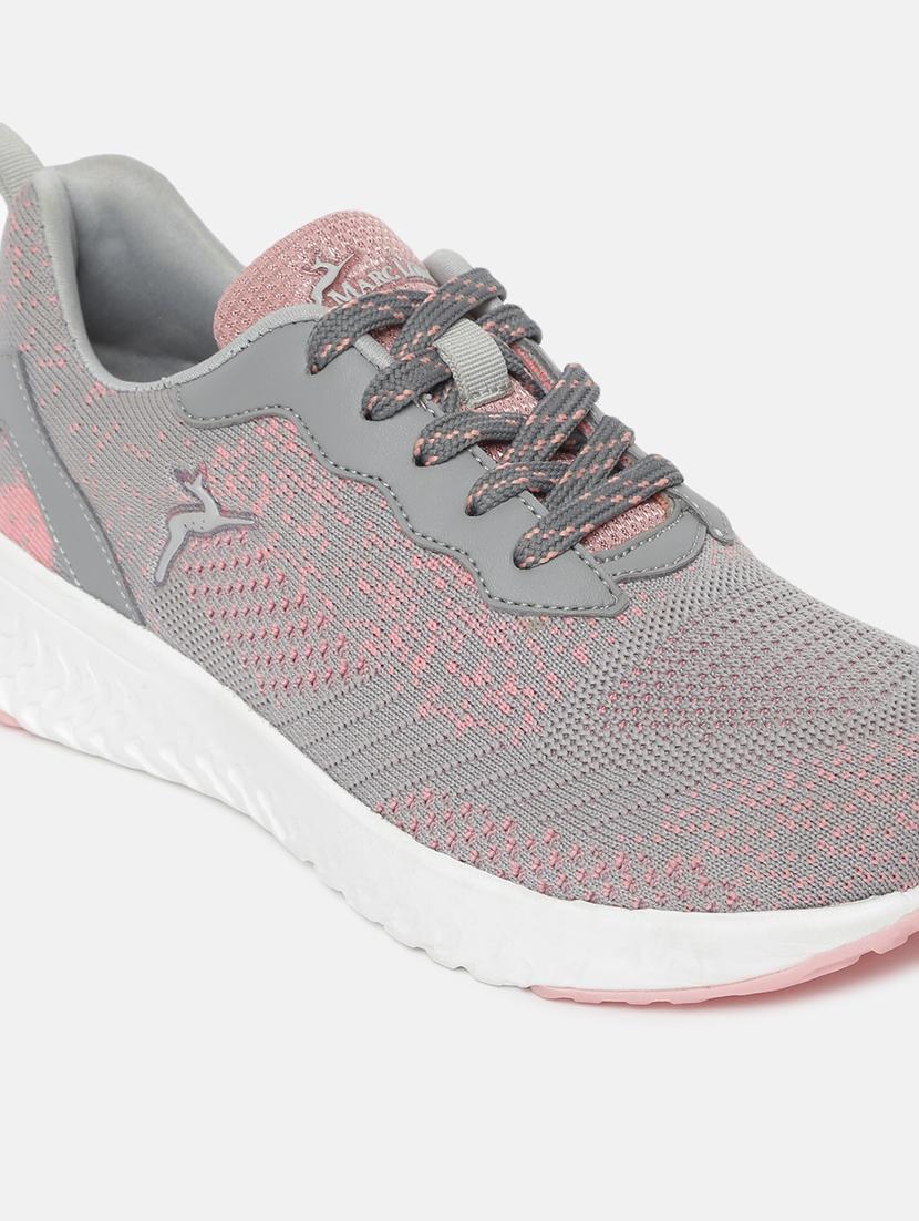 grey mesh laceup casual shoes - 19666343 - Standard Image - 5