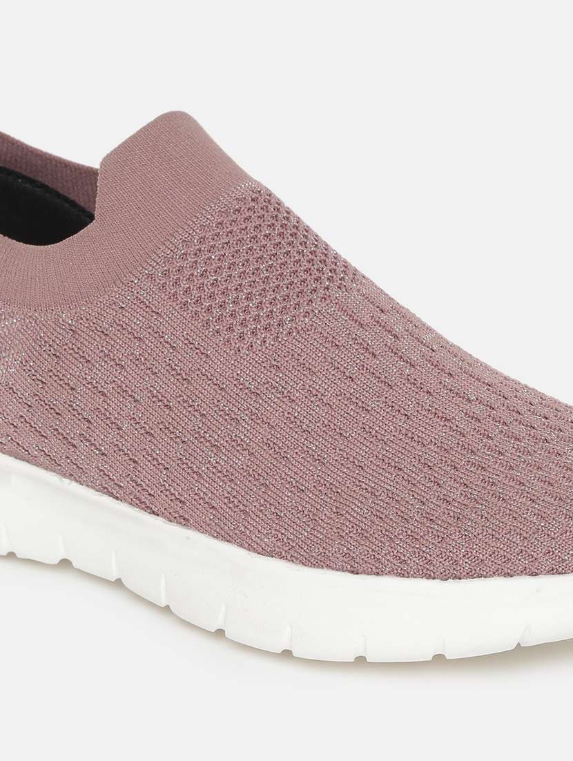 pink slip on casual shoe - 19666356 - Standard Image - 5