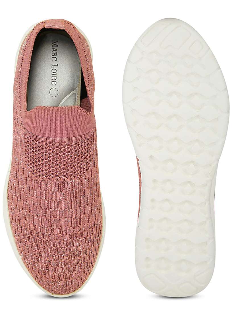 pink slip on casual shoe - 19666357 - Standard Image - 3