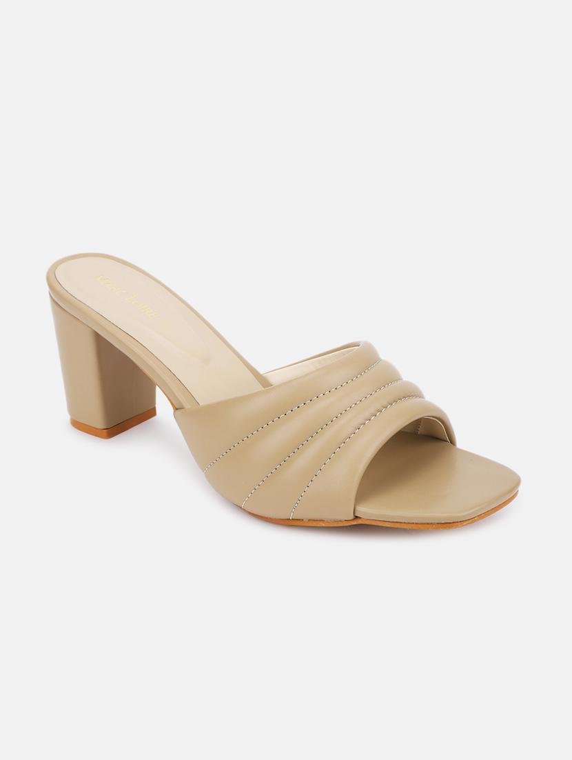 beige tpu slip on sandals - 19666362 - Zoom Image - 0