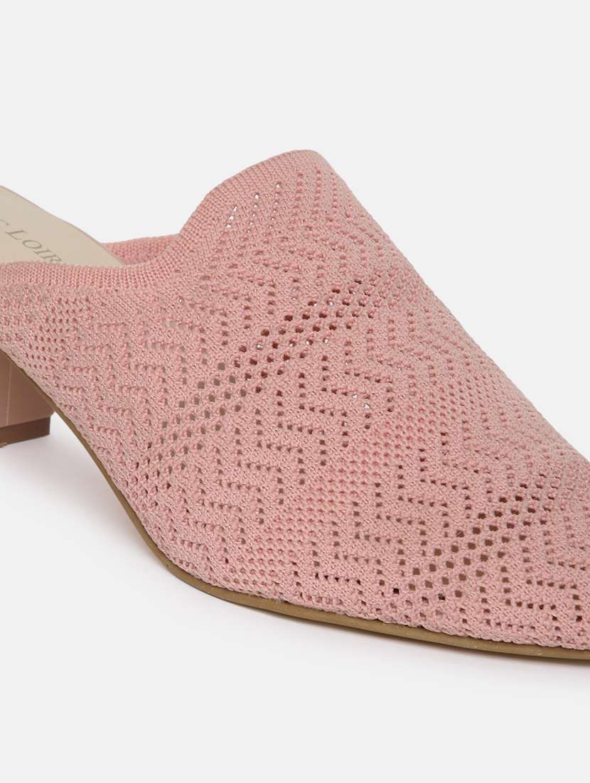 pink mules sandal - 19666386 - Standard Image - 5