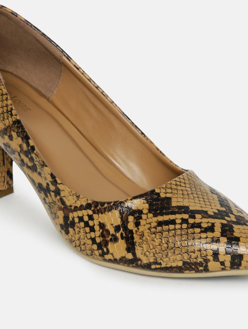 tan aniaml print slip on pump - 19666390 - Standard Image - 5