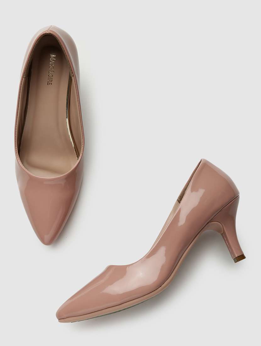 pink solid slip on pump - 19666402 -  Standard Image - 3