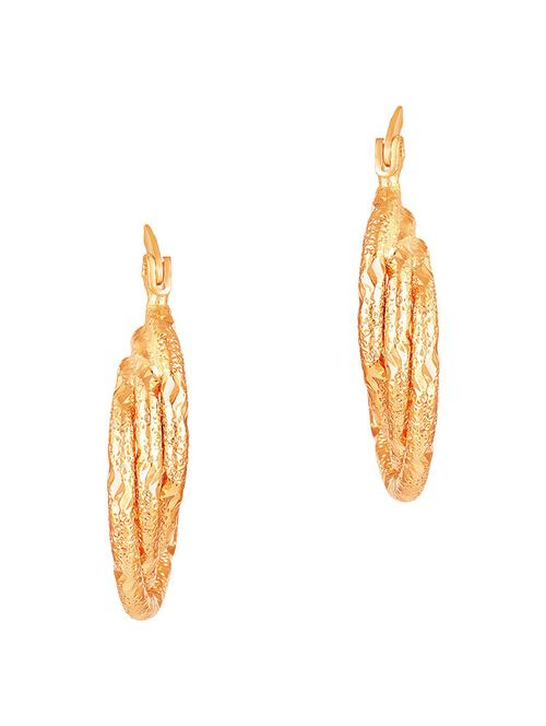 twisted circular hoop earrings - 19667228 - Standard Image - 0