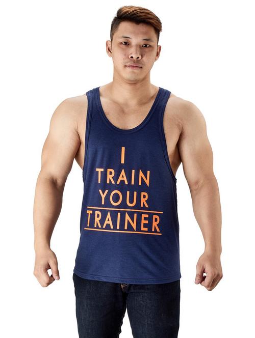 blue cotton vest - 19667520 - Standard Image - 0