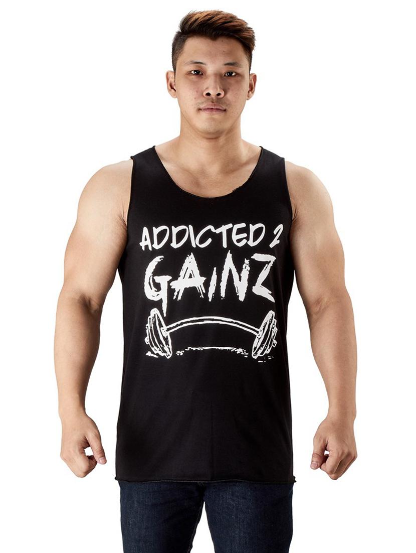black cotton vest - 19667569 - Zoom Image - 0