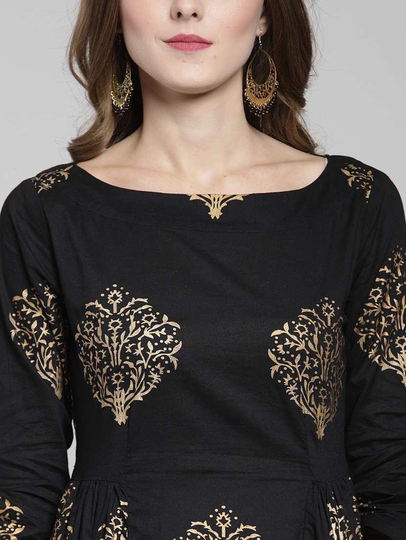 printed kurta with pant set - 19670243 -  Standard Image - 3