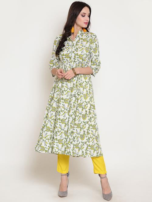 printed kurta with pant set - 19670268 -  Standard Image - 0