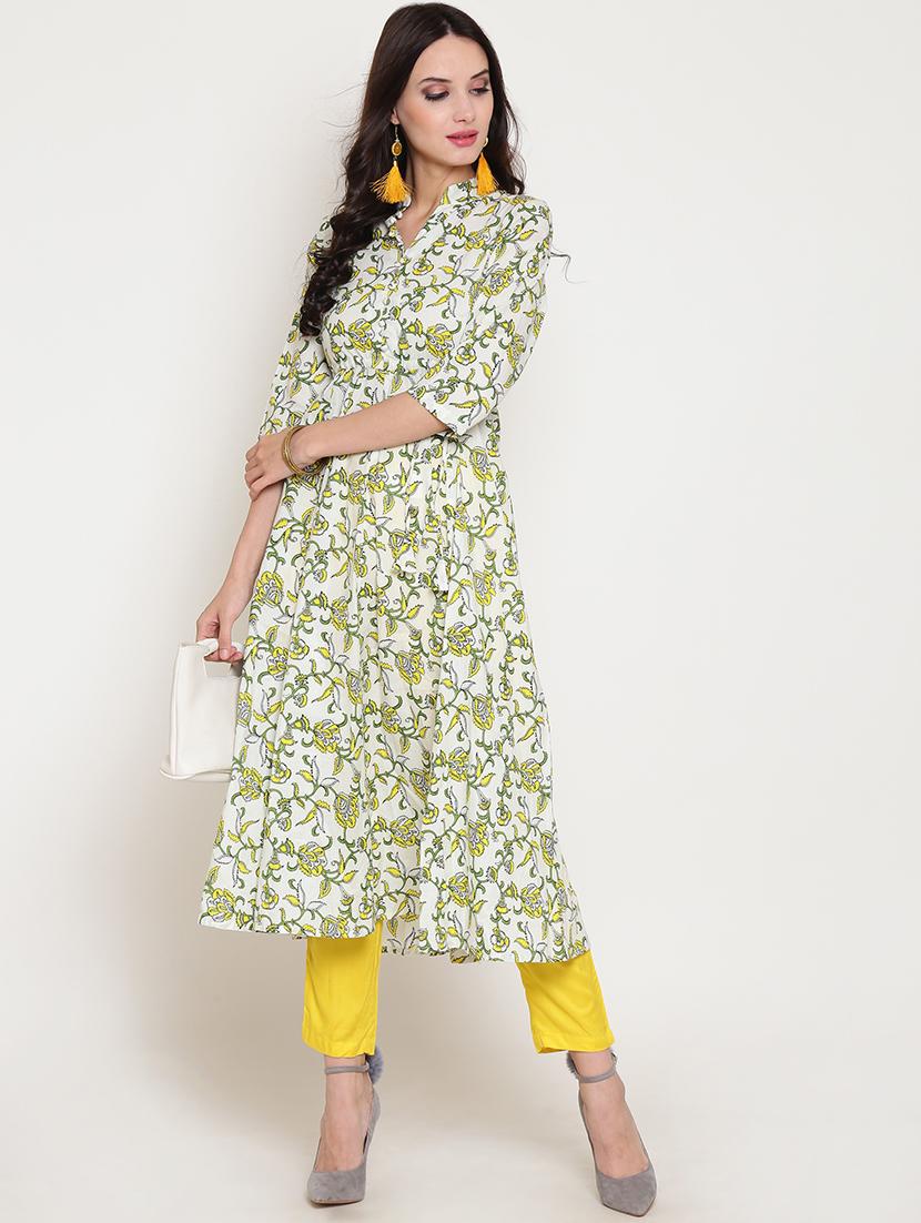 printed kurta with pant set - 19670268 - Standard Image - 3