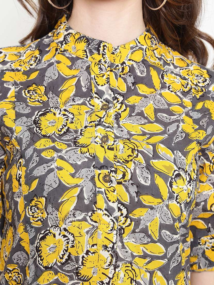 printed kurta with pant set - 19670270 -  Standard Image - 3