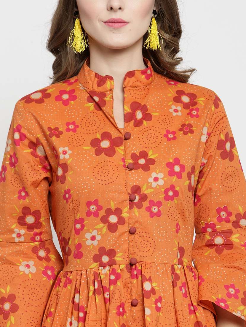 printed kurta with pant set - 19670352 - Standard Image - 3