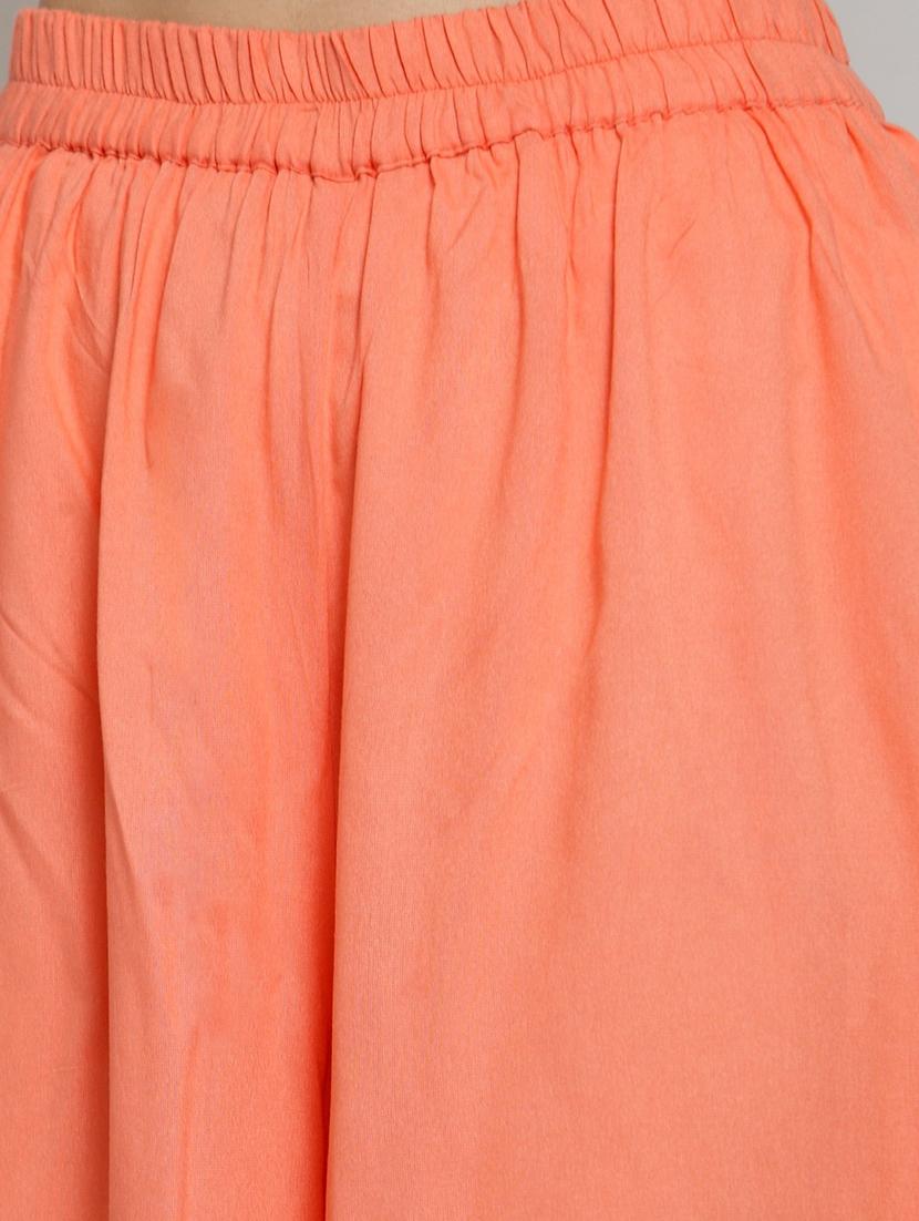 printed kurta with palazzo set - 19670353 - Standard Image - 5