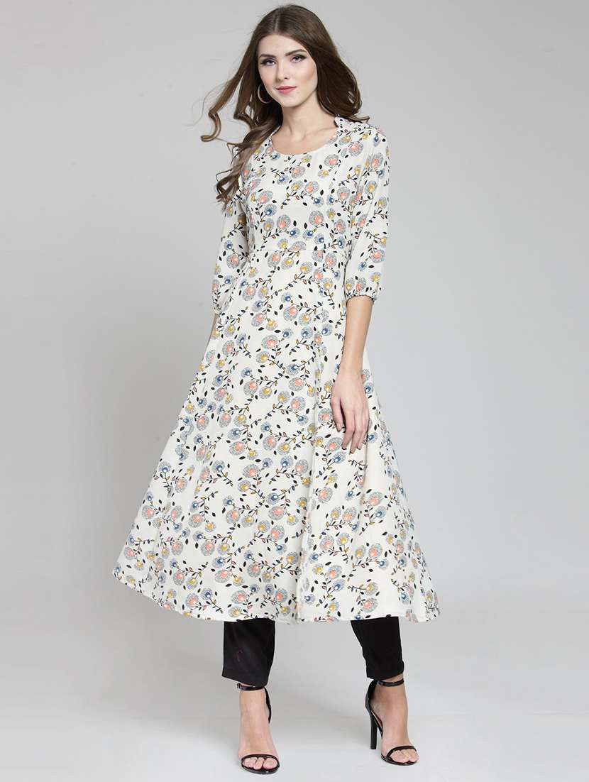 printed kurta with pant set