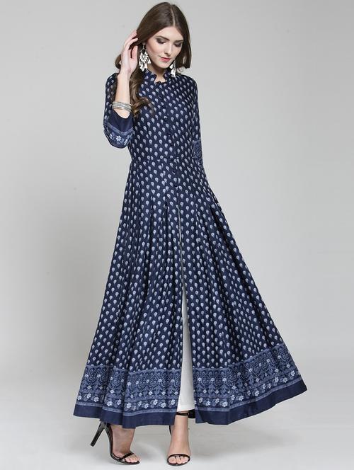 printed kurta with pant set - 19670367 -  Standard Image - 0