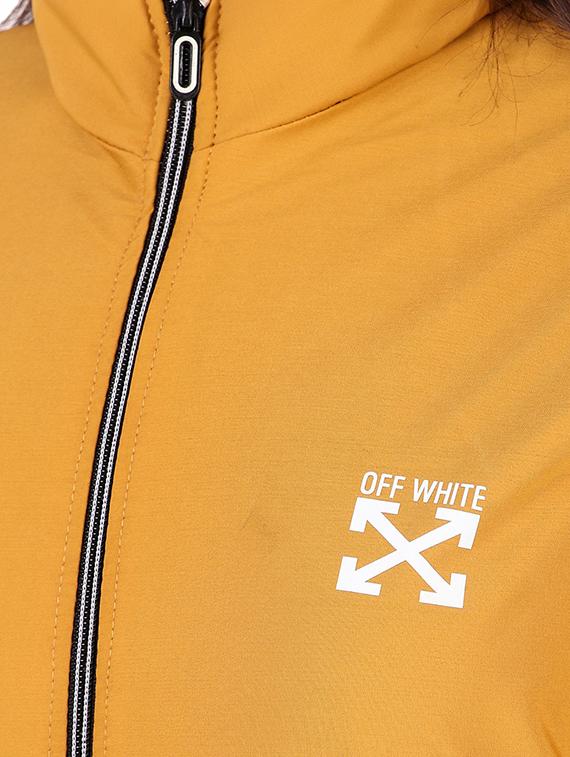yellow solid long sleeve jacket - 19670895 - Standard Image - 3