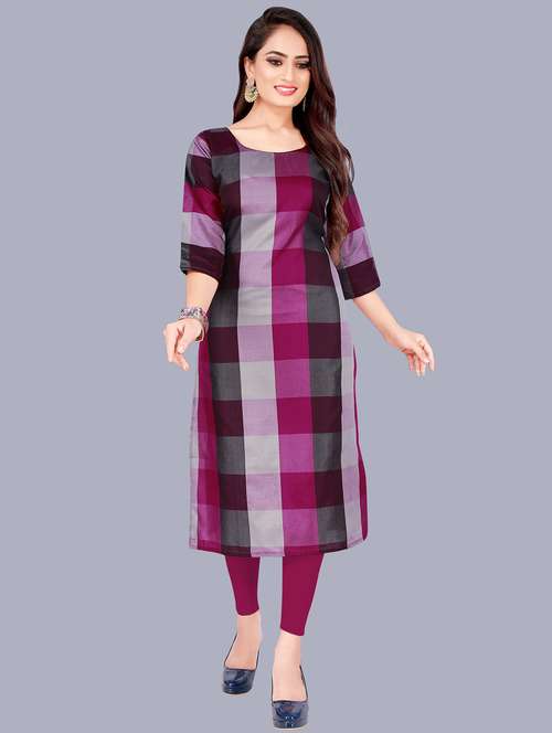 women's straight kurta - 19672520 - Standard Image - 0