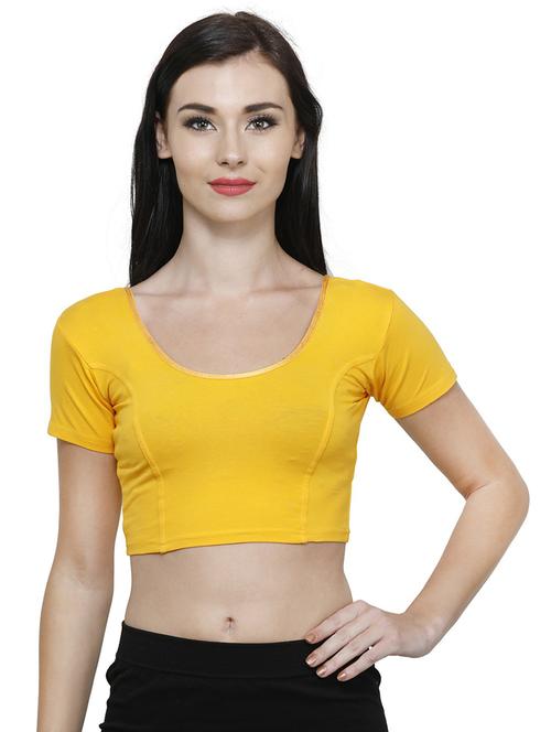 women solid short sleeves stitched blouse - 19682058 -  Standard Image - 0